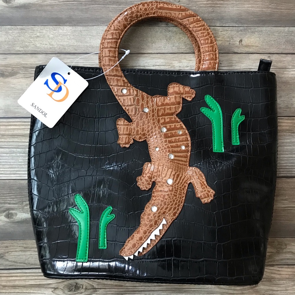 🐊Sandol Alligator Handbag